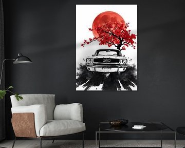Ford Mustang Sumi-e 2 van MIROKKU