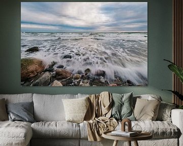 Ostseewellen am Steinstrand von Mirko Boy