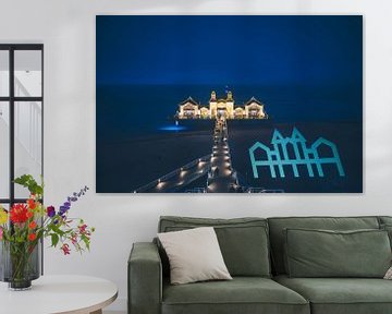 Seebrücke Ostseebad Sellin Insel Rügen von Mirko Boy