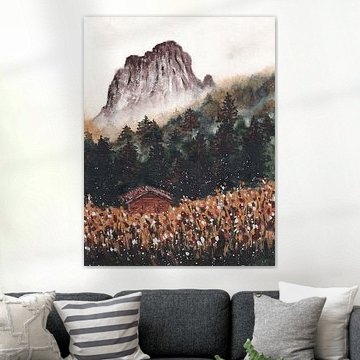 Amongst the wildflowers in the Dolomites by Samantha Tang Studios