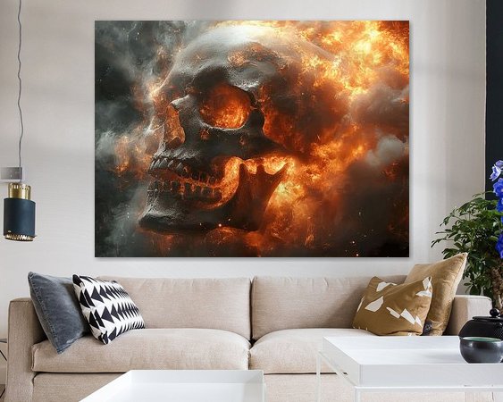 Example of the artwork in a room