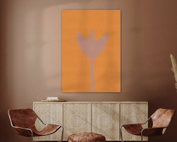 Modern abstract tulip no. 14
