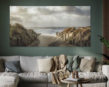 Duin, zee en strand als een oud Hollands schilderij van Dirk van Egmond