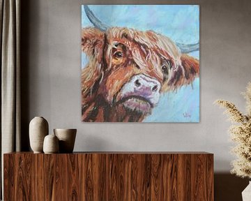 Schotse Hooglander van Wim's Pastelart