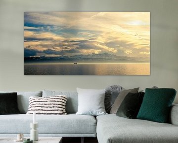 Fähre auf Bodensee von Dieter Walther