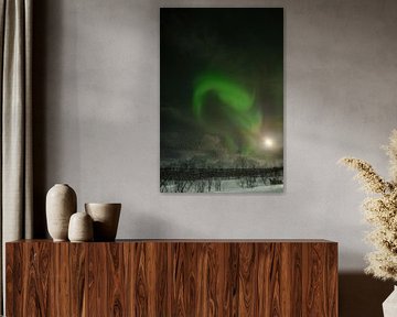 Nordlicht über Kilpisjärvi, Finnland von Christiaan Poot