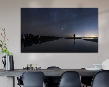 Een Sterrenhemel aan de Friese Waddenkust: Het Mysterie van de Nacht van Hevonax Photography