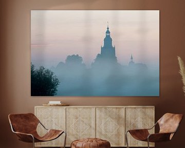 zutphen in the fog 2 by michel nolsen