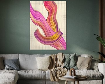 Pinselstriche in leuchtenden Farben von Hilde Remerie Fotografie und digitale Kunst