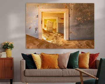 Kolmanskop - Stille reis door de tijd naar de spookstad van Namibië van Fototante