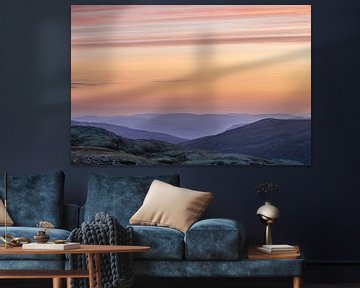 Colourful sunrise in the mountains by Sander Ros