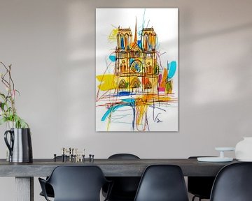 Notre-Dame illustration by ARTemberaubend