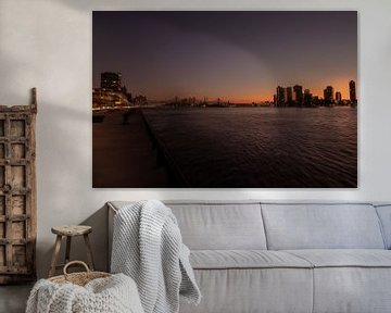 New York at dusk by bart dirksen