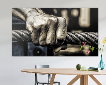 Sterke handgrepen voor staalkabel van Frank Heinz