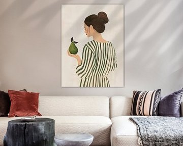The Woman and the Pear by annika persson