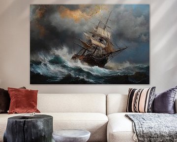 In de greep van de woeste oceaan van Skyfall