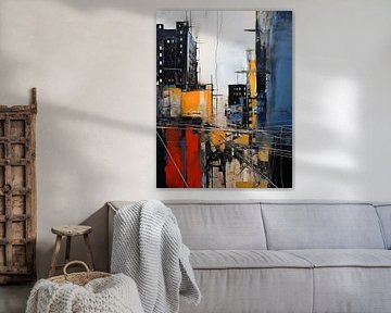 CITYSCAPE ABSTRACT 10 van AHAI depARTment