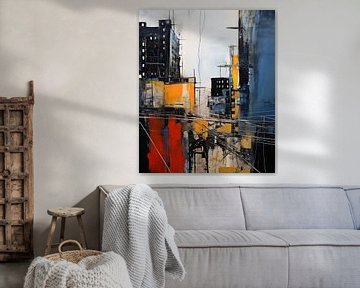 CITYSCAPE ABSTRACT 10 van AHAI depARTment