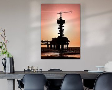 Piertoren Silhouette van Studio Mens