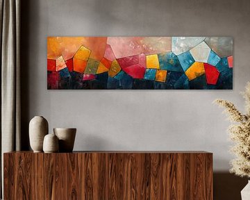 Abstract schilderij van Kunst Kriebels