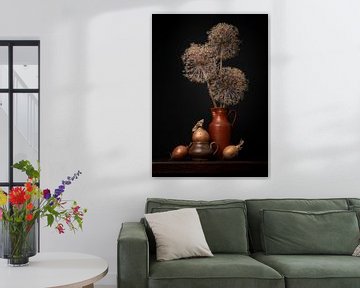 Stilleven met uien van Elles Rijsdijk