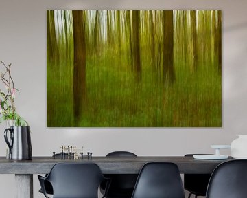 Still seeing the forest for the trees (ICM photo, abstract)