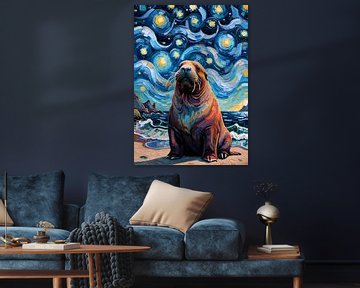 Walrus Sterrennacht van MIROKKU