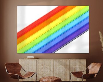 De kleuren van de regenboog als inspiratie 2 van Jaap Tanis