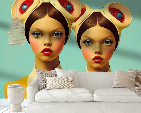 Example of the artwork in a room