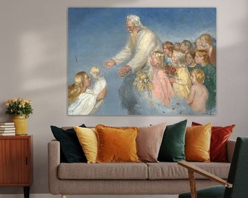 Anna Ancher, Notre Seigneur reçoit l'enfant mort sur Atelier Liesjes