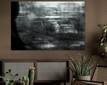 Blick durch ein beschlagenes Fenster von Studio Boterkoek