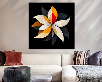 Magische bloem in een Kaleidoscoop van Karina Brouwer