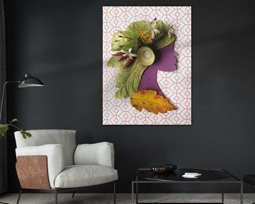 Botanical Wall Art 'Victoria' by Cora van Ingen