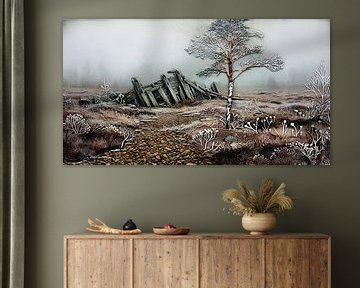 Winter in de hei van Nick Wendt
