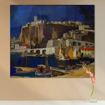 Vilmos Aba-Novák - Harbour