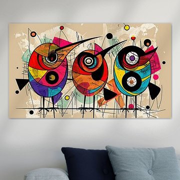 Abstrait moderne Picasso sur Caprices d'Art