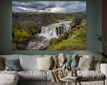 Axlafoss: Een Verborgen Schat in het IJslandse Hoogland van Gerry van Roosmalen