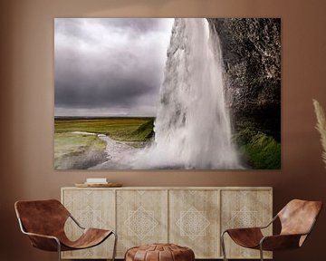 Wasserfall Seljalandsfoss in Island von Sjoerd van der Wal Fotografie