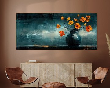 Stilleben mit Blumen 8581 von Kunst Laune