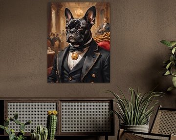 French Bulldog as a gentleman by Jordan Fenix Gallery