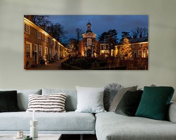 Breda, atmospheric panoramic photo of the Beguinage in wintertime by I Love Breda