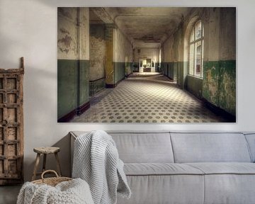 Corridor in Beelitz by Roman Robroek