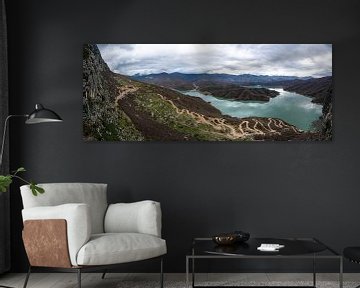 Bovilla lake and Gamti mountains by Werner Lerooy