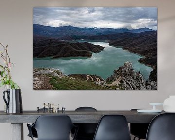 Panorama over Lake Bovilla by Werner Lerooy