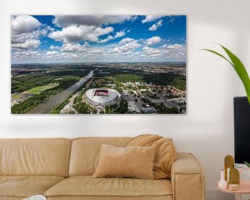 Le Red bull Arena de Leipzig sur Jarno Groote