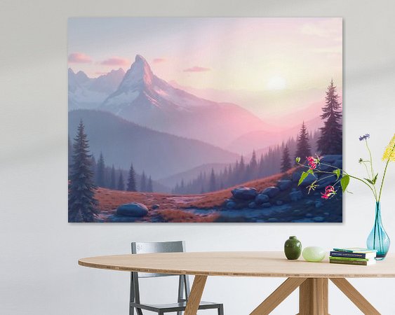 Example of the artwork in a room