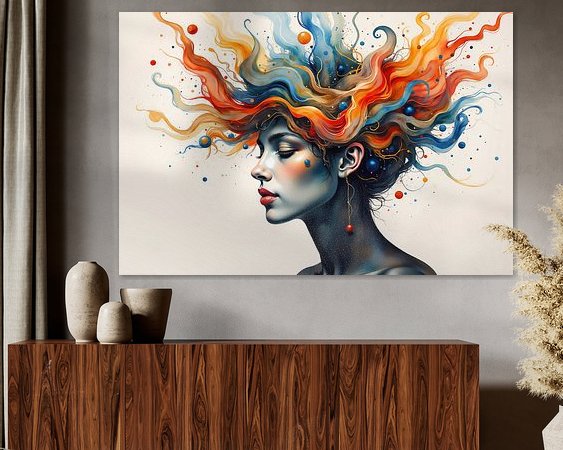 Example of the artwork in a room