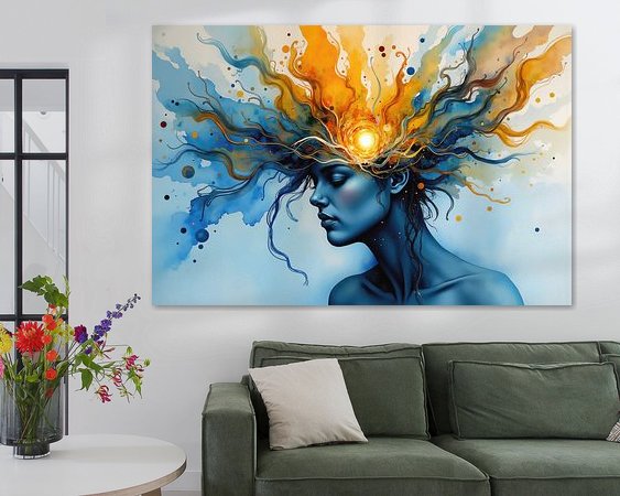 Example of the artwork in a room