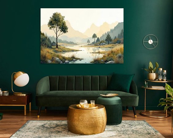 Example of the artwork in a room