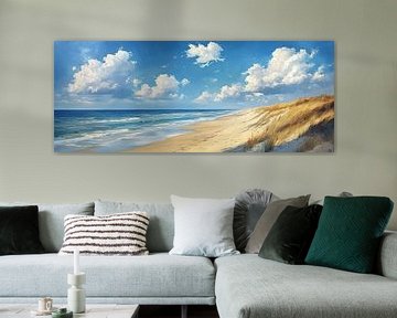 Coastal Whisper by Abstract Painting